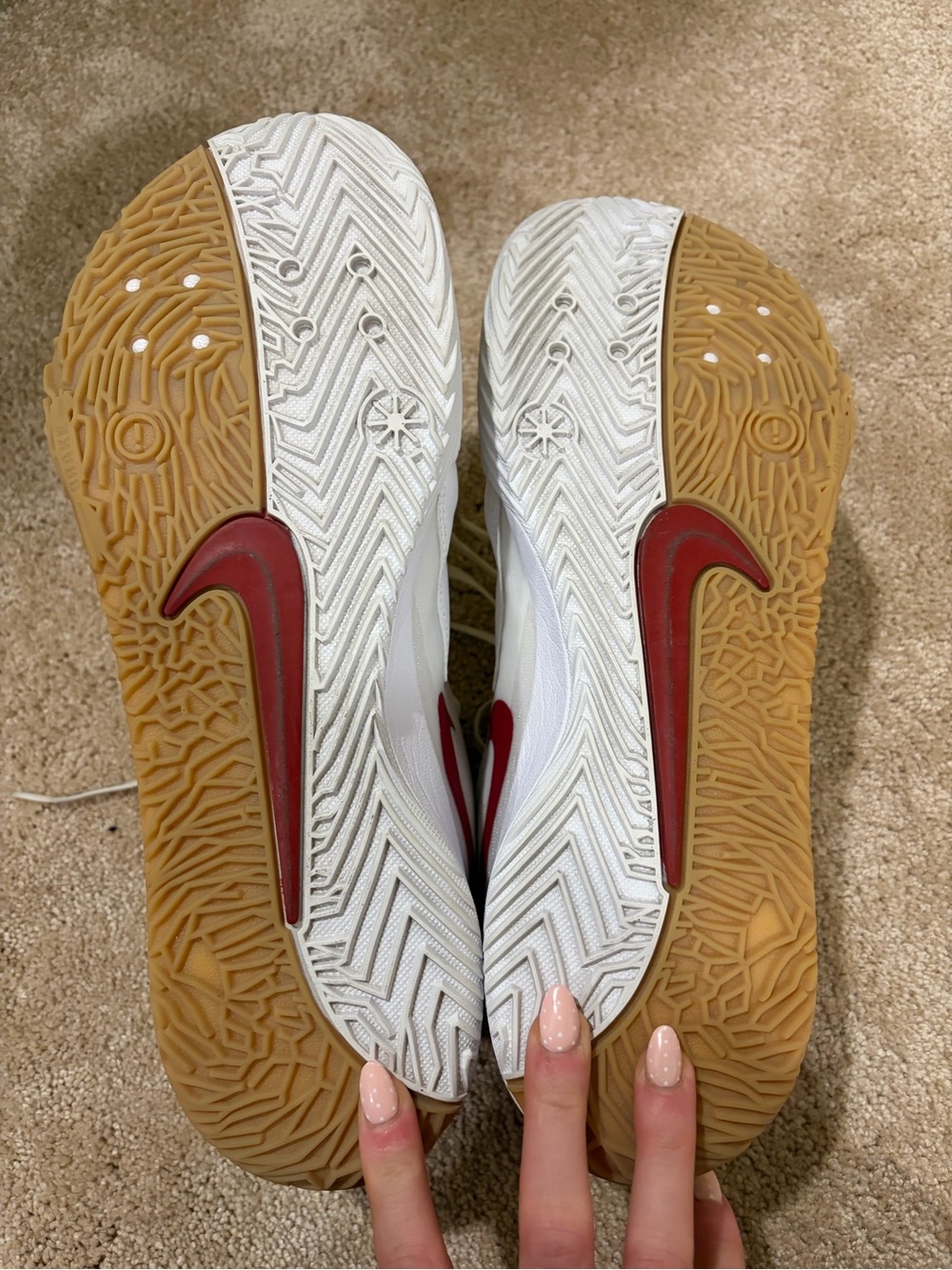 Nike Zoom Hyperace 3-White/Crimson - Picture 6 of 8